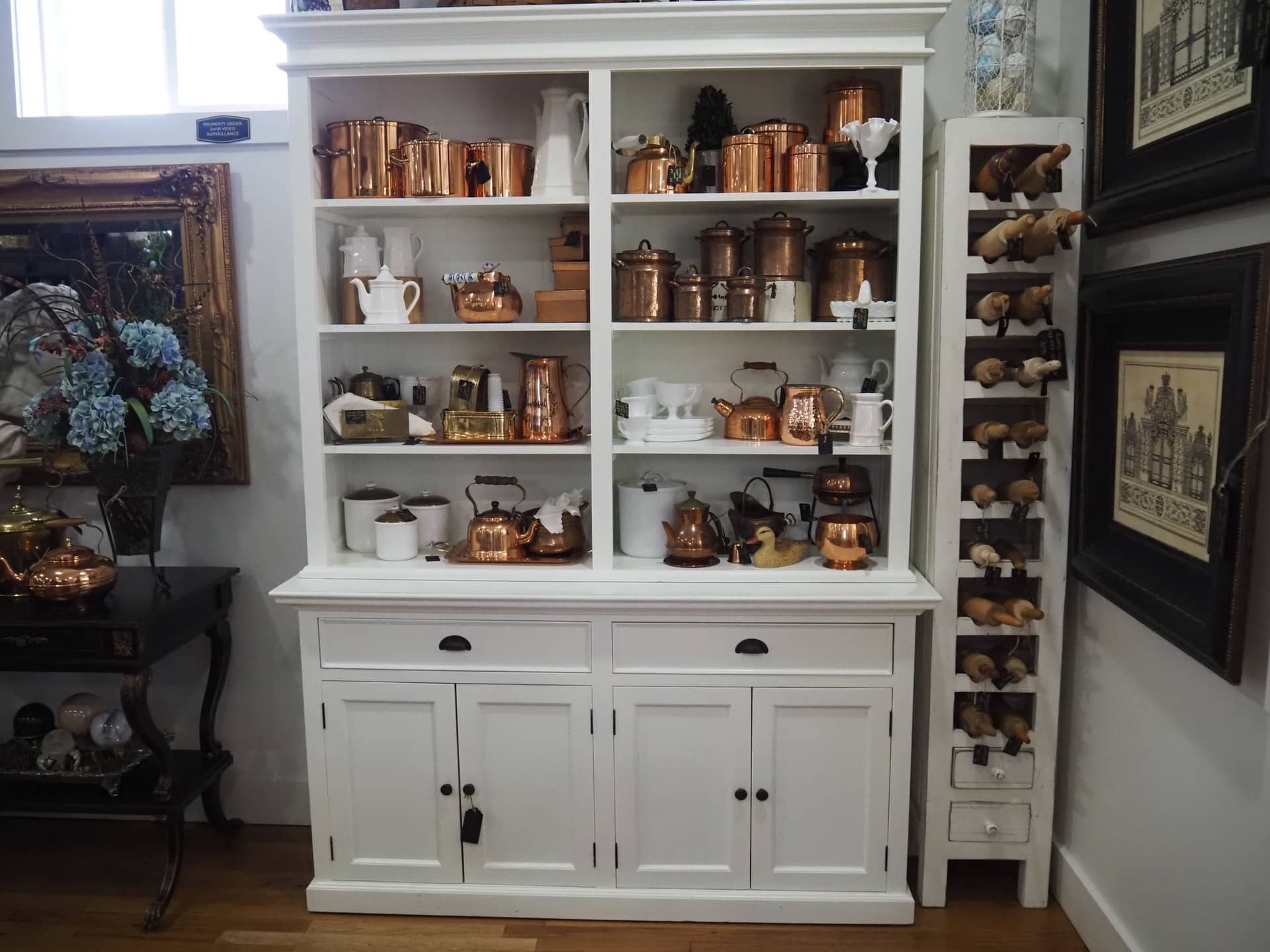 Halifax Buffet Hutch with 8 Open Shelves photo 1
